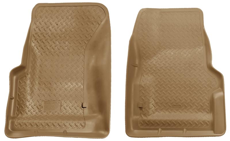 Jeep Wrangler Floor Mats - Front - Husky Liners - Classic Style - Tan - `97-`06